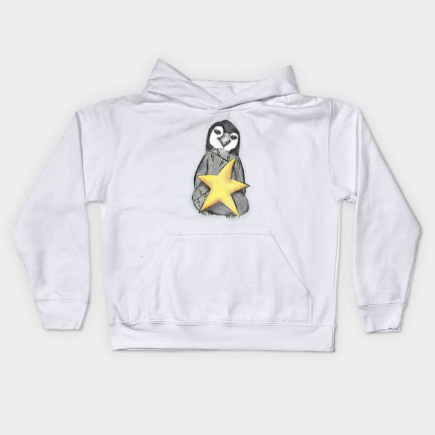 Penguin Kids Hoodie by Aux_Design